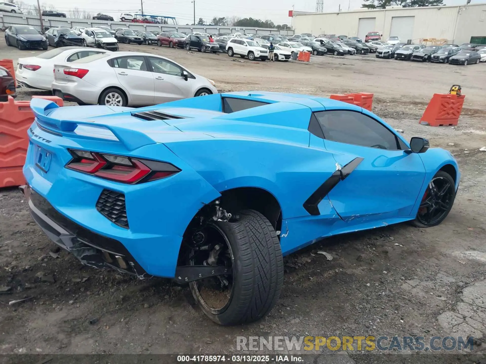4 Photograph of a damaged car 1G1YC3D48M5115312 CHEVROLET CORVETTE STINGRAY 2021