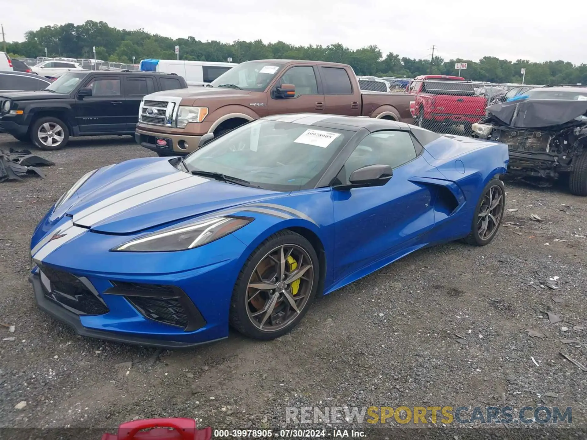 2 Photograph of a damaged car 1G1YC3D48M5117366 CHEVROLET CORVETTE STINGRAY 2021