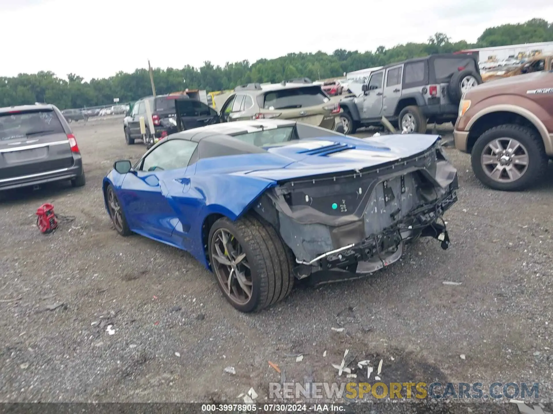 3 Photograph of a damaged car 1G1YC3D48M5117366 CHEVROLET CORVETTE STINGRAY 2021