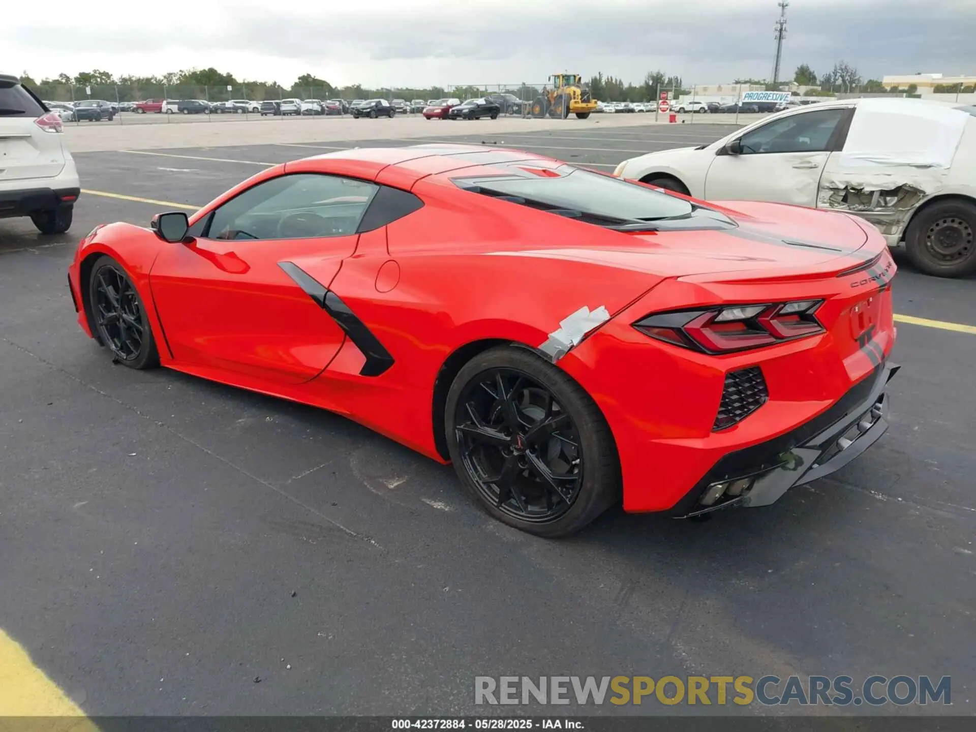 3 Фотография поврежденного автомобиля 1G1YB2D44N5103303 CHEVROLET CORVETTE STINGRAY 2022