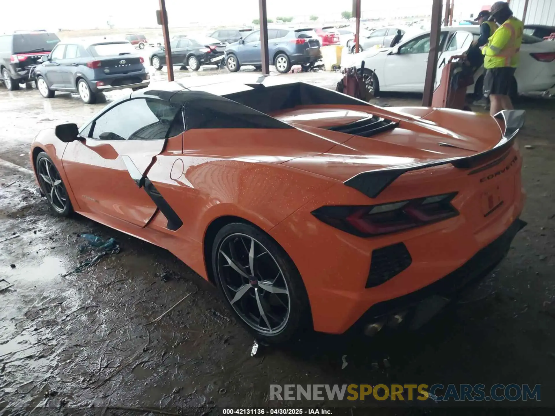 3 Photograph of a damaged car 1G1YB3D45N5119838 CHEVROLET CORVETTE STINGRAY 2022