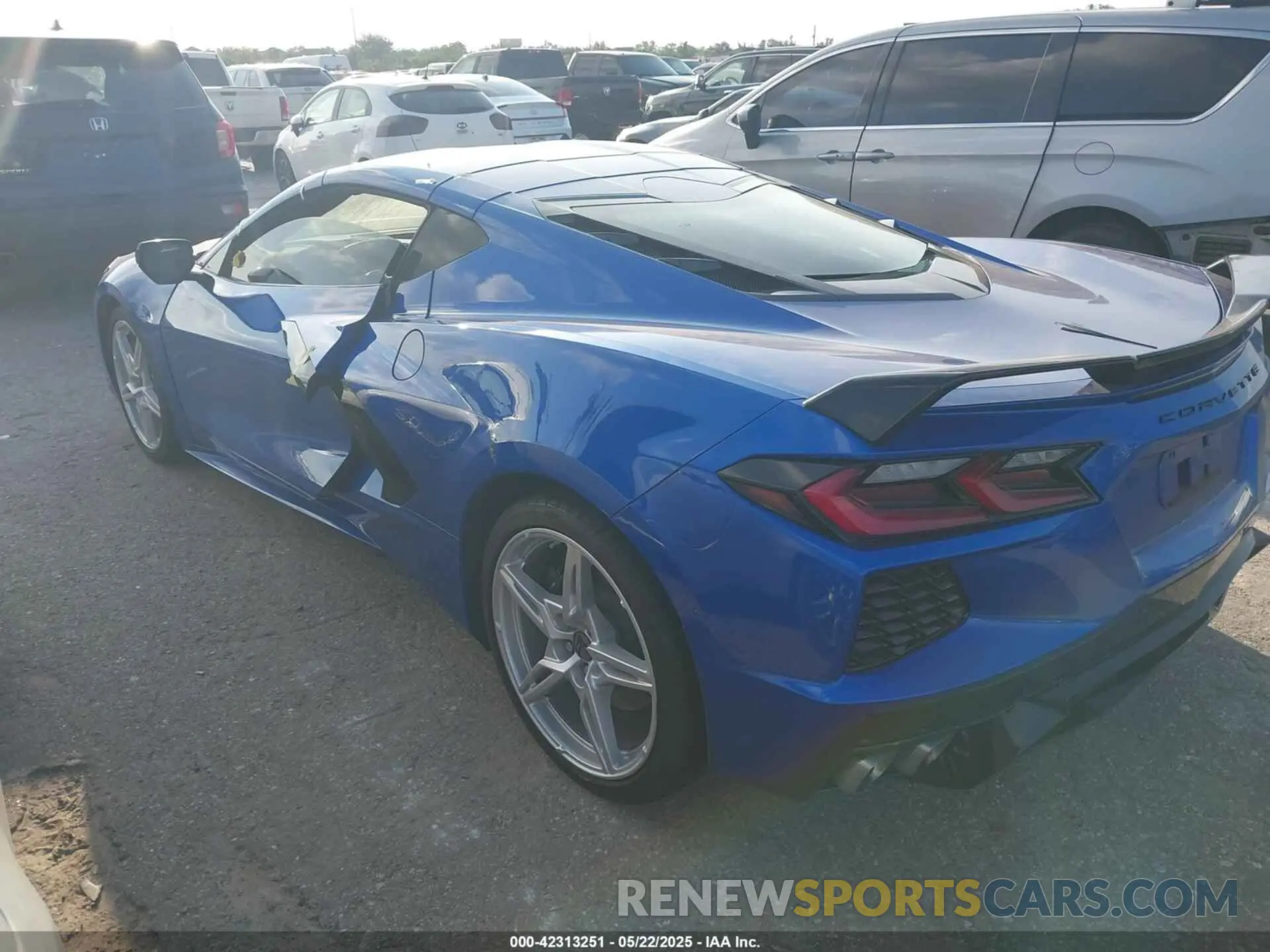 3 Photograph of a damaged car 1G1YA2D4XP5113856 CHEVROLET CORVETTE STINGRAY 2023