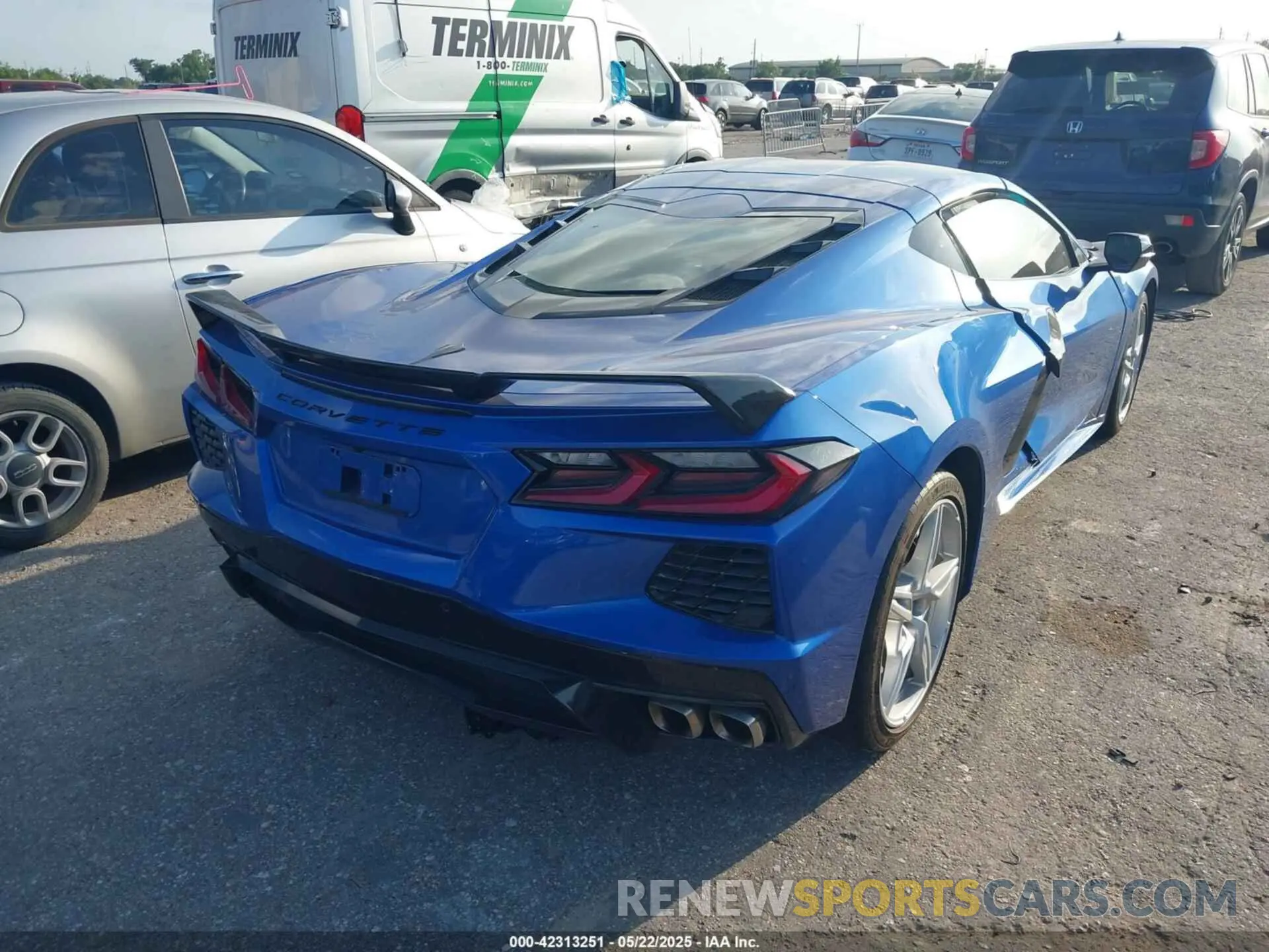 4 Photograph of a damaged car 1G1YA2D4XP5113856 CHEVROLET CORVETTE STINGRAY 2023