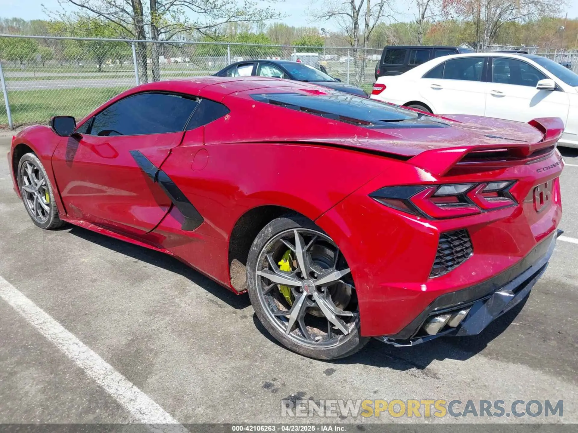 3 Фотография поврежденного автомобиля 1G1YB2D43P5107409 CHEVROLET CORVETTE STINGRAY 2023