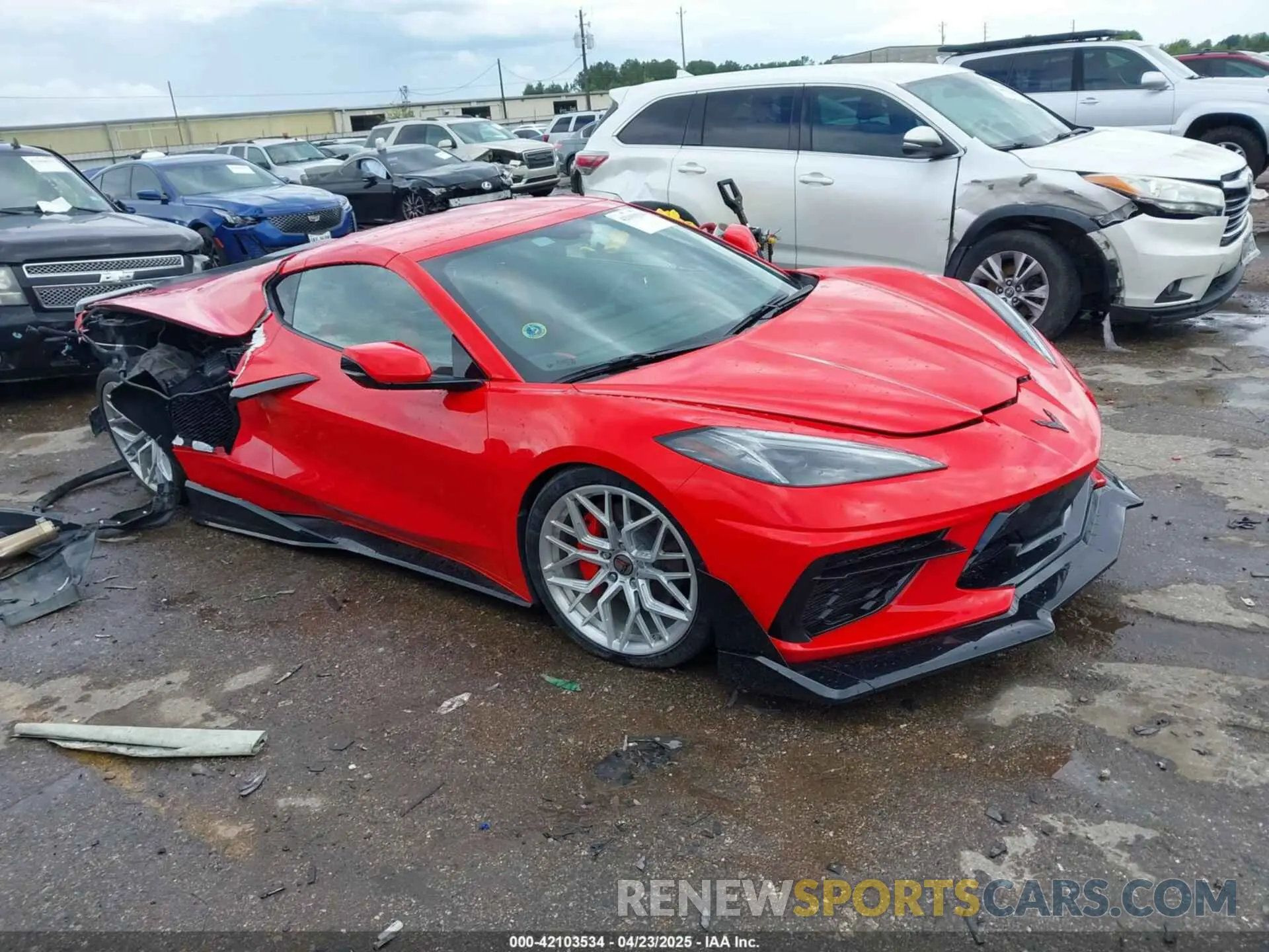 1 Photograph of a damaged car 1G1YB2D47P5100608 CHEVROLET CORVETTE STINGRAY 2023