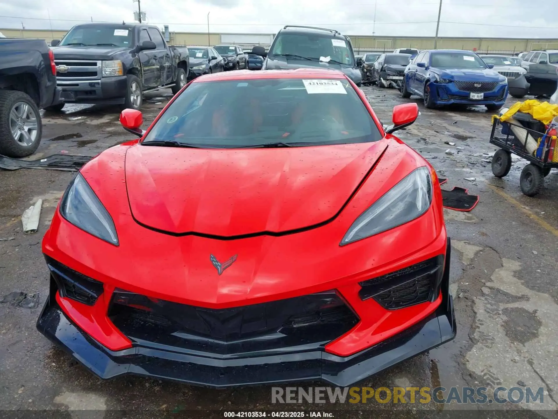 12 Photograph of a damaged car 1G1YB2D47P5100608 CHEVROLET CORVETTE STINGRAY 2023