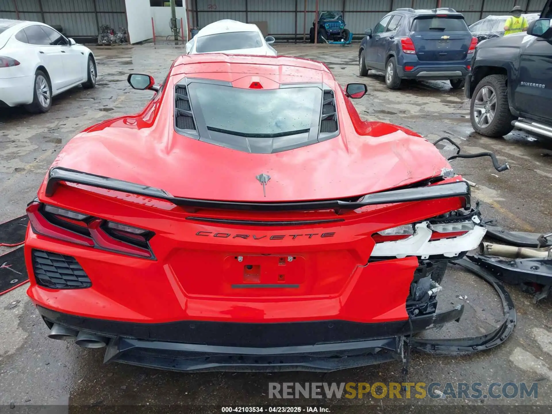 16 Photograph of a damaged car 1G1YB2D47P5100608 CHEVROLET CORVETTE STINGRAY 2023