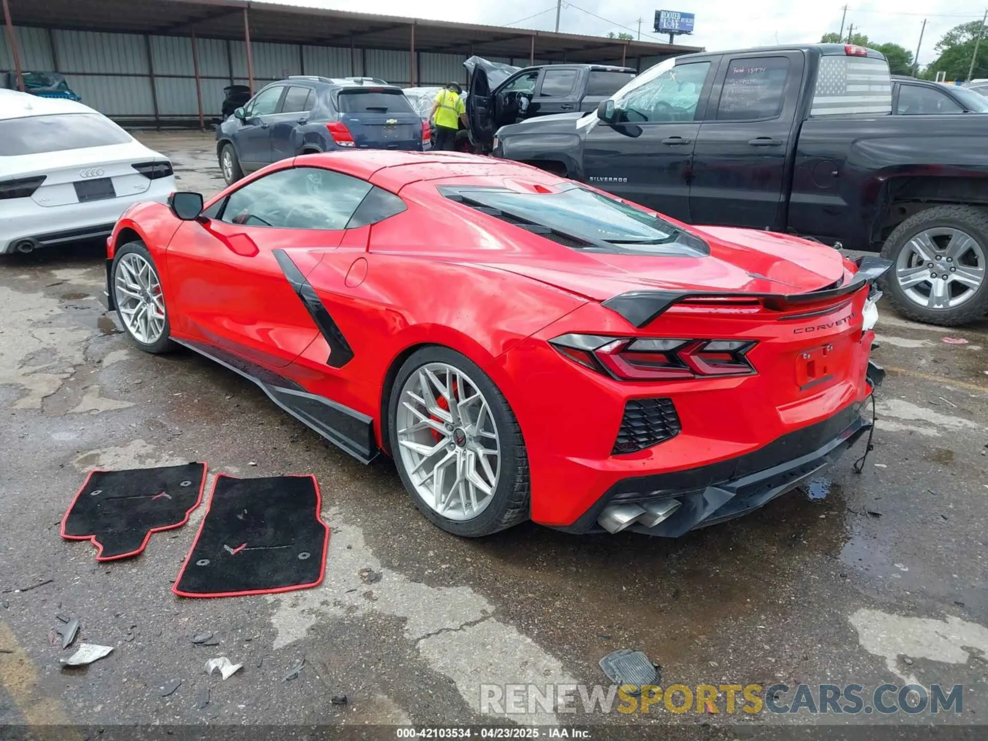 3 Photograph of a damaged car 1G1YB2D47P5100608 CHEVROLET CORVETTE STINGRAY 2023