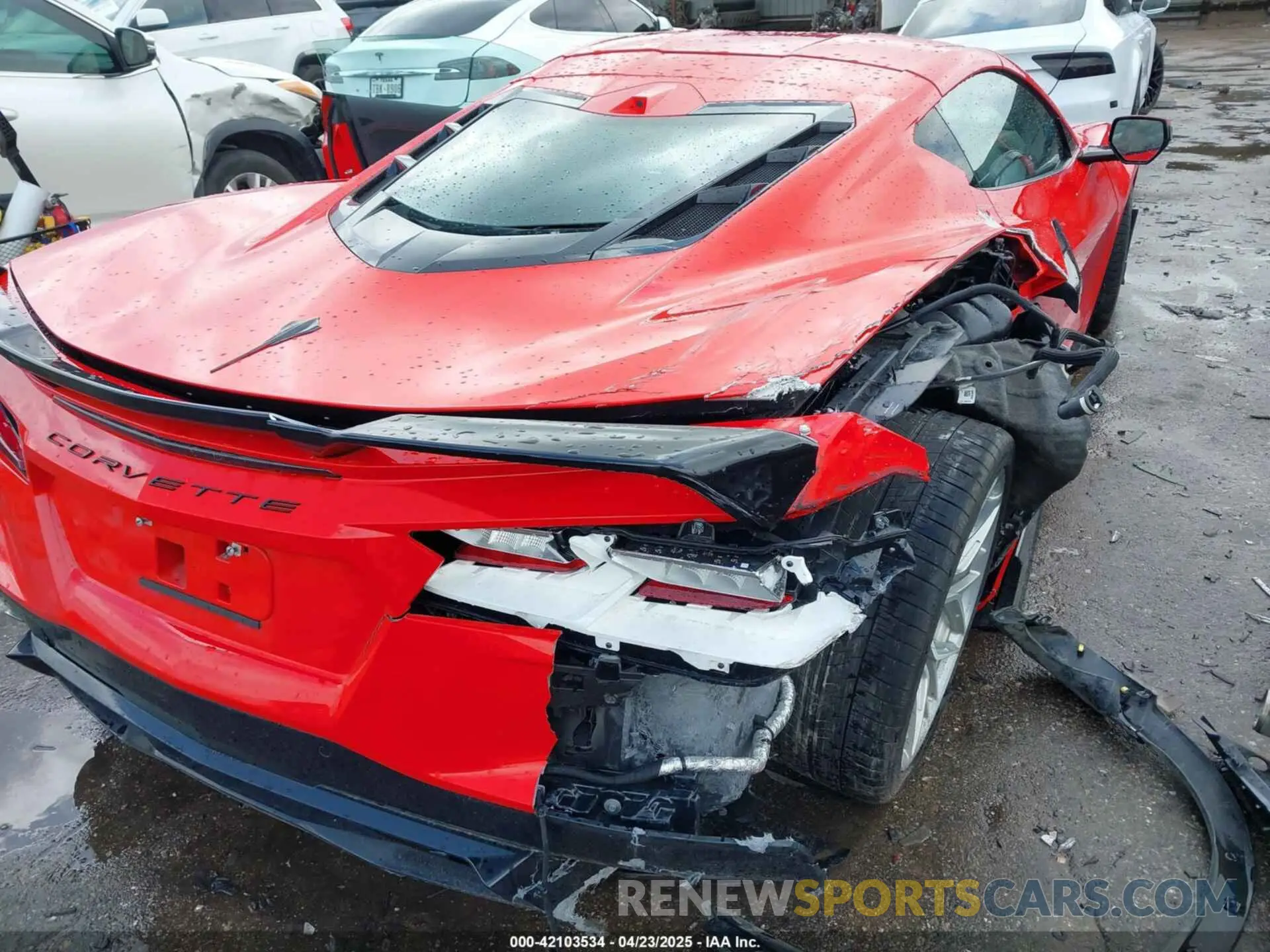 6 Photograph of a damaged car 1G1YB2D47P5100608 CHEVROLET CORVETTE STINGRAY 2023