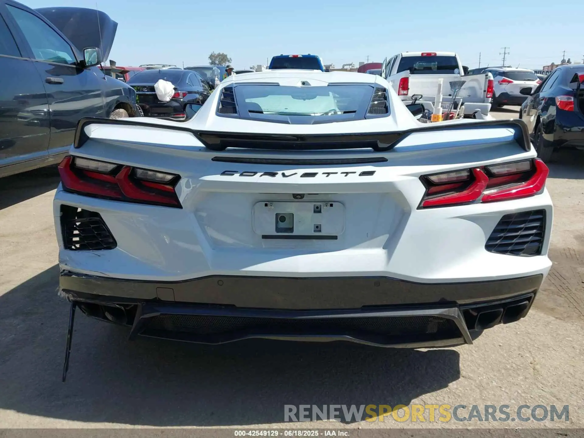 16 Photograph of a damaged car 1G1YB2D4XP5140679 CHEVROLET CORVETTE STINGRAY 2023
