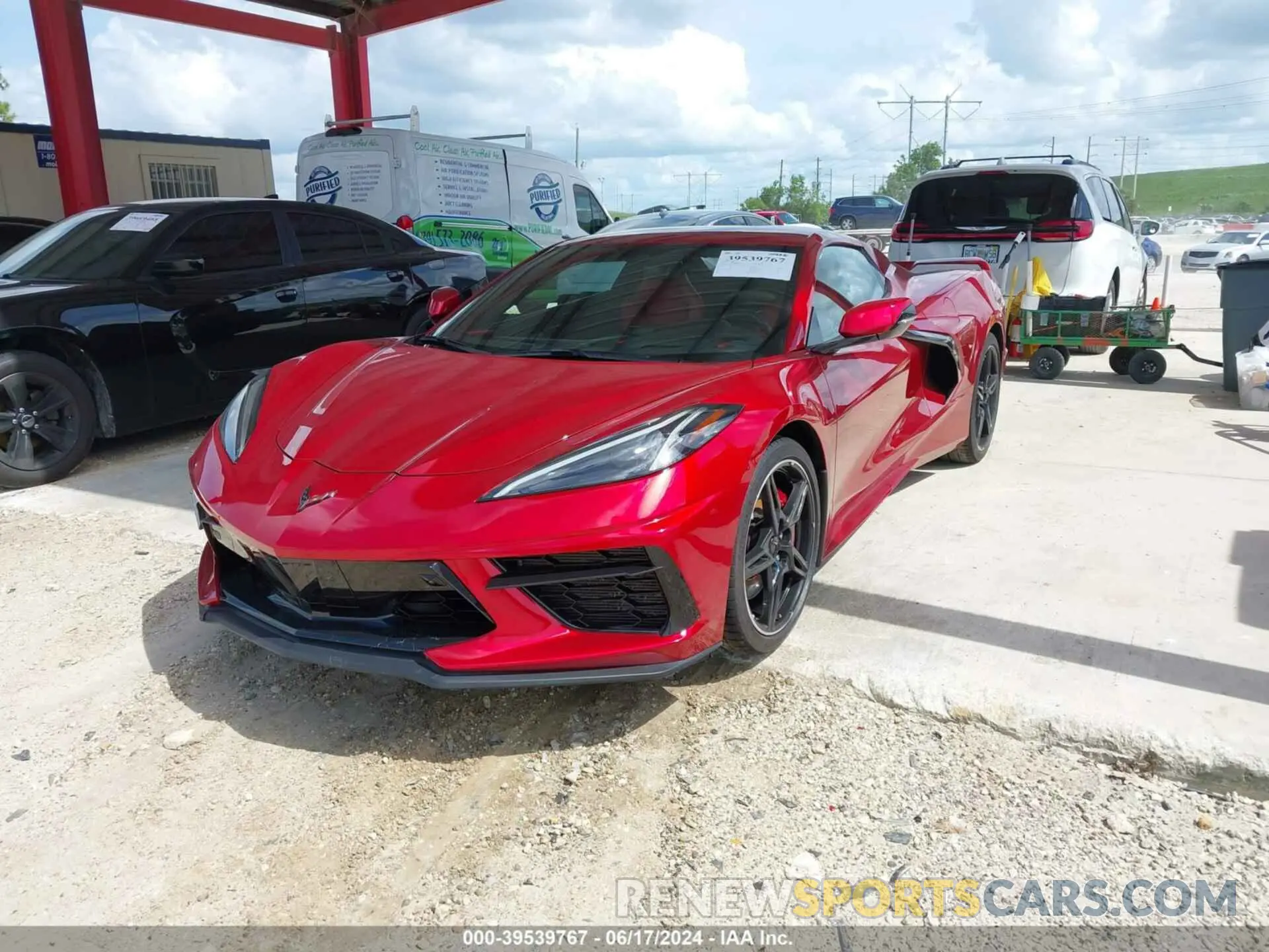 2 Фотография поврежденного автомобиля 1G1YB3D42P5104457 CHEVROLET CORVETTE STINGRAY 2023