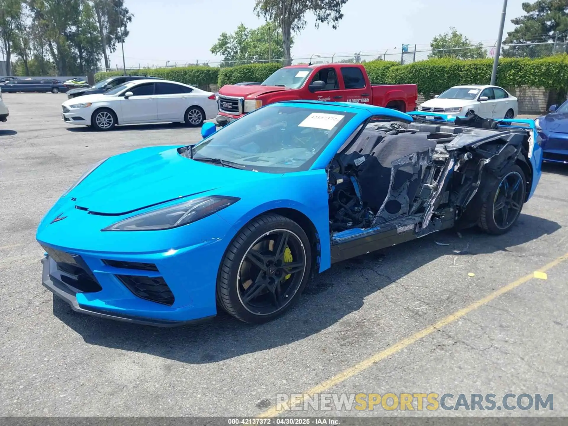 2 Photograph of a damaged car 1G1YC2D45P5137802 CHEVROLET CORVETTE STINGRAY 2023