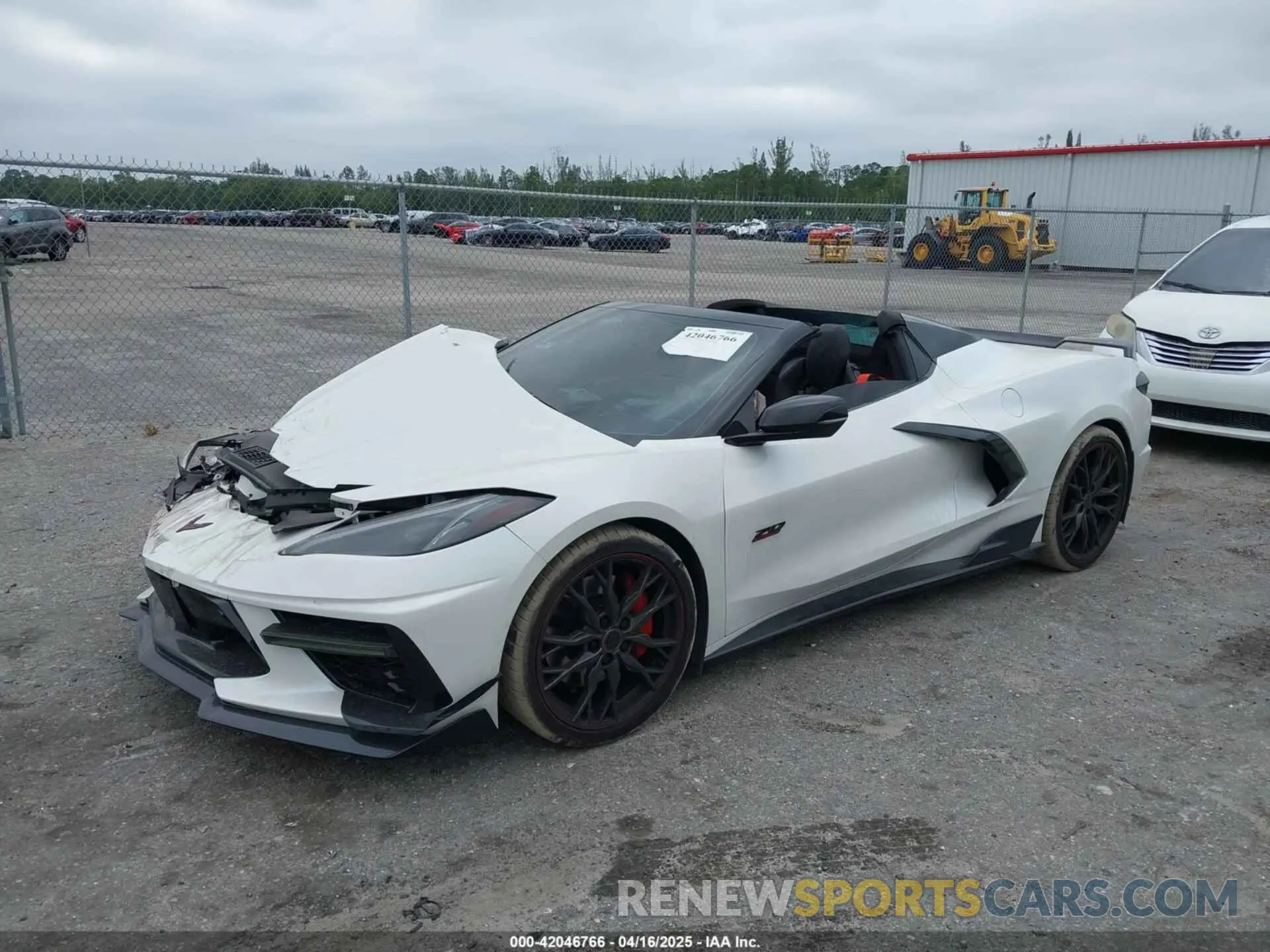 2 Photograph of a damaged car 1G1YC3D45P5501724 CHEVROLET CORVETTE STINGRAY 2023