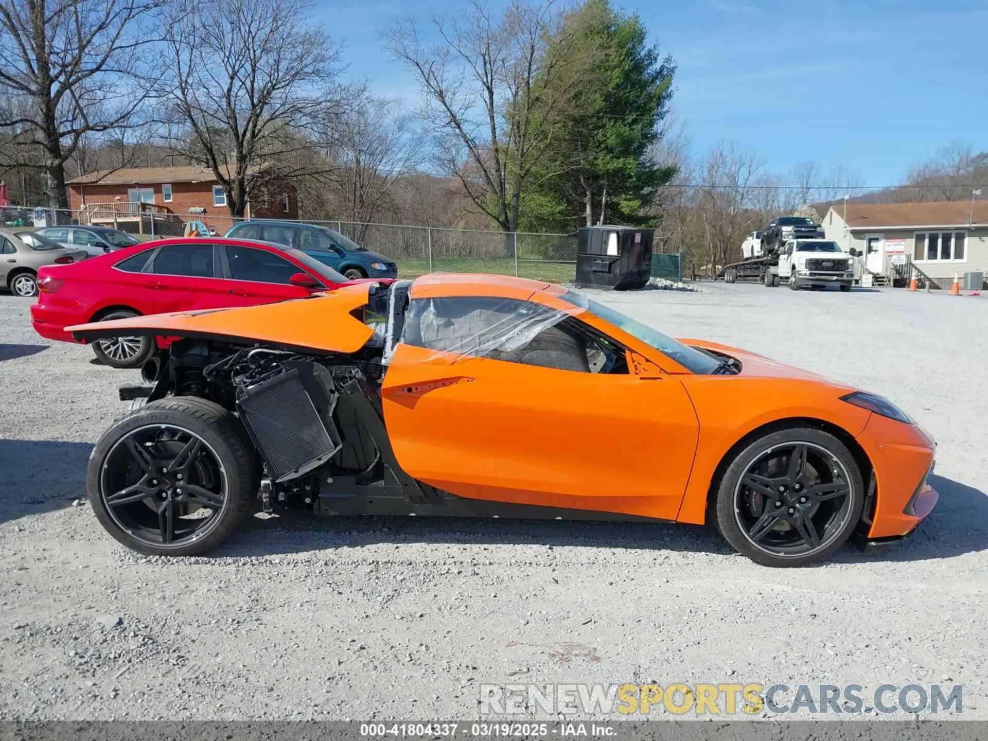 14 Photograph of a damaged car 1G1YA2D41R5125087 CHEVROLET CORVETTE STINGRAY 2024
