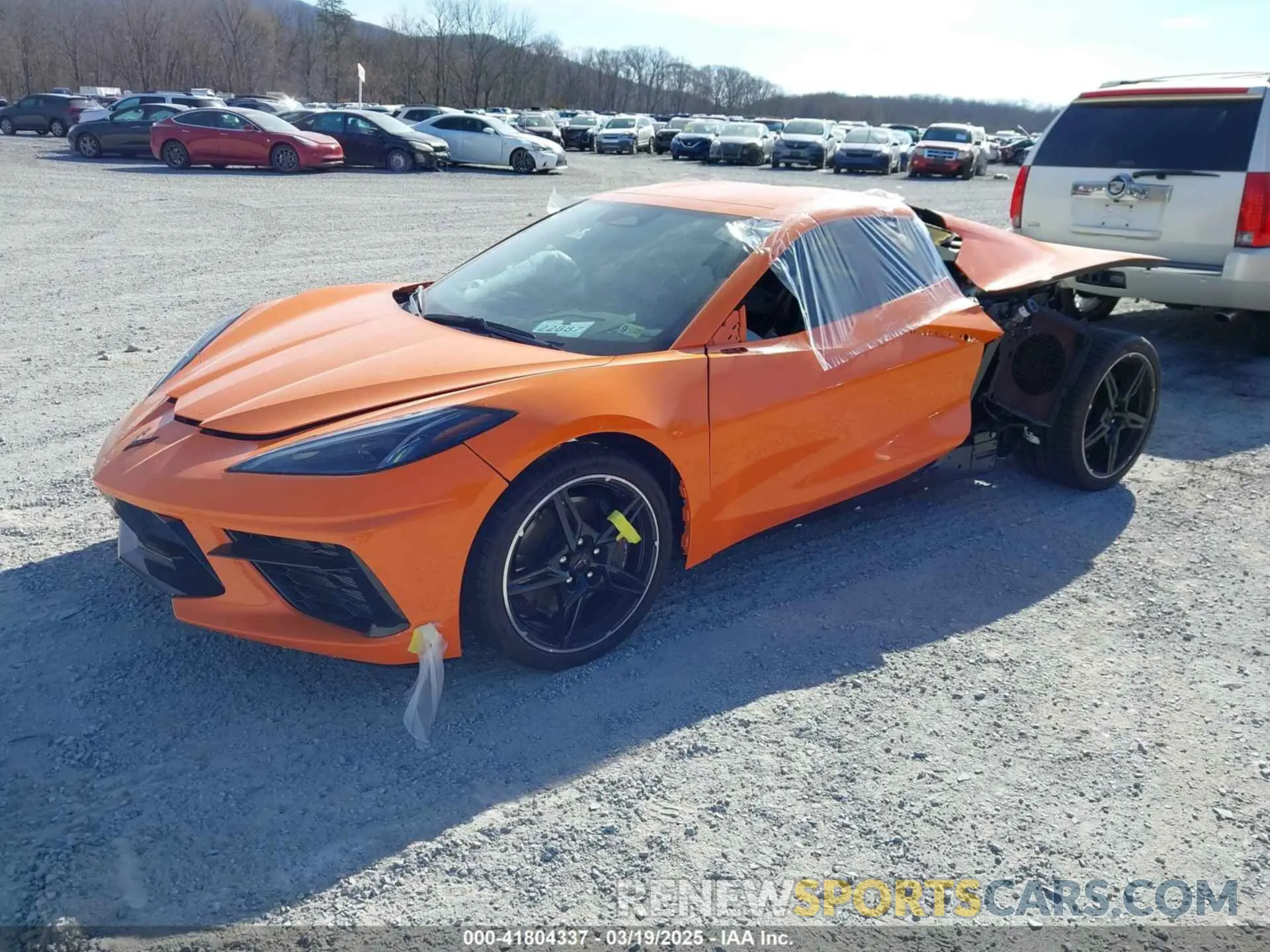2 Photograph of a damaged car 1G1YA2D41R5125087 CHEVROLET CORVETTE STINGRAY 2024