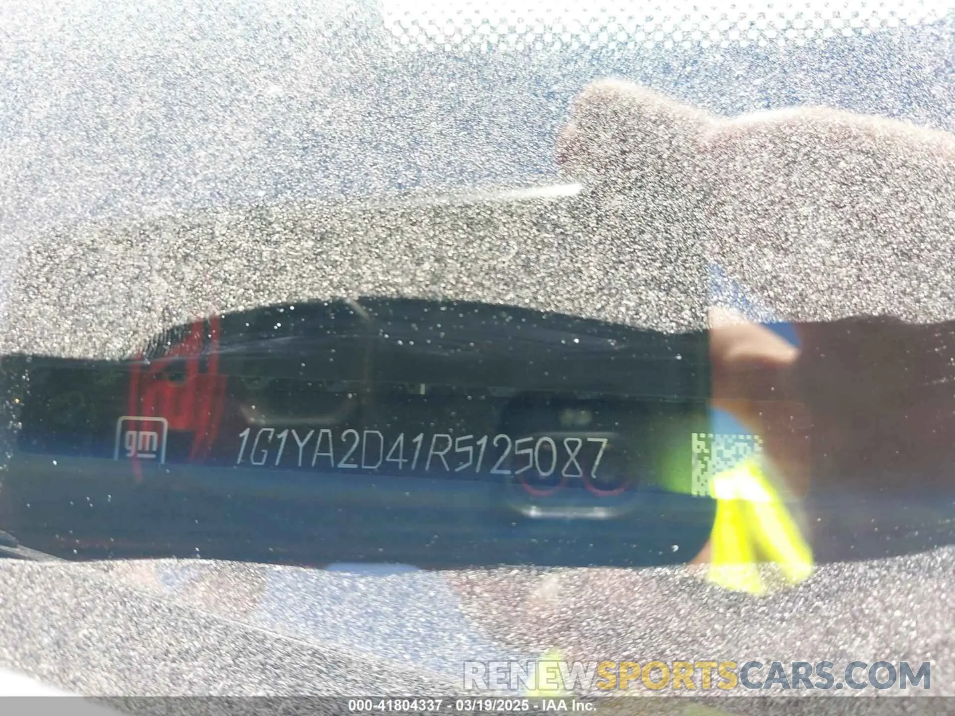 9 Photograph of a damaged car 1G1YA2D41R5125087 CHEVROLET CORVETTE STINGRAY 2024