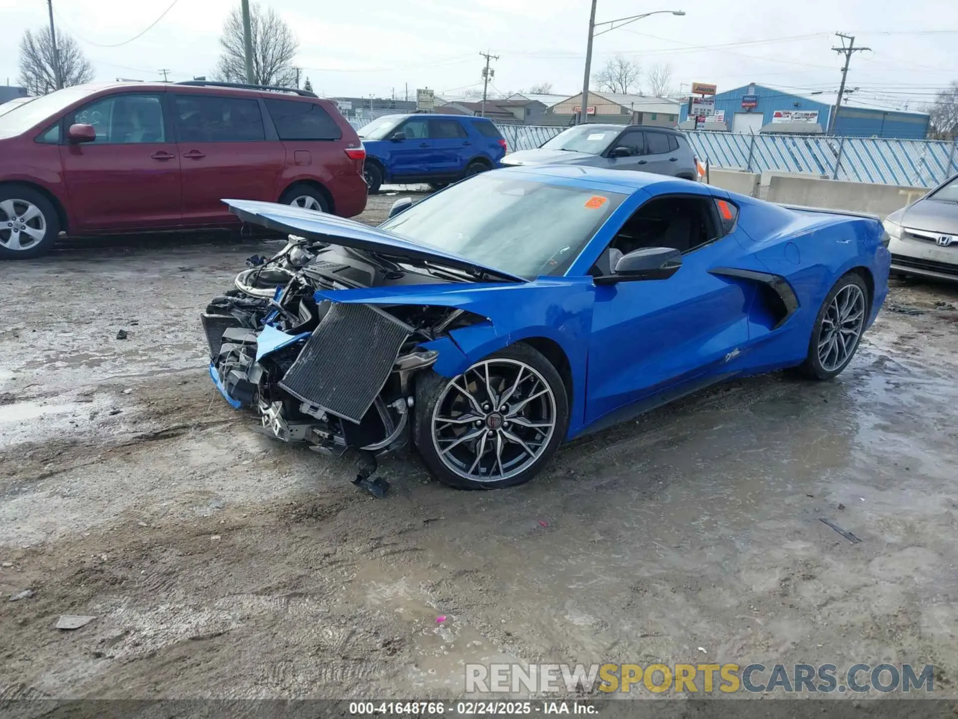 2 Photograph of a damaged car 1G1YA2D44R5114116 CHEVROLET CORVETTE STINGRAY 2024