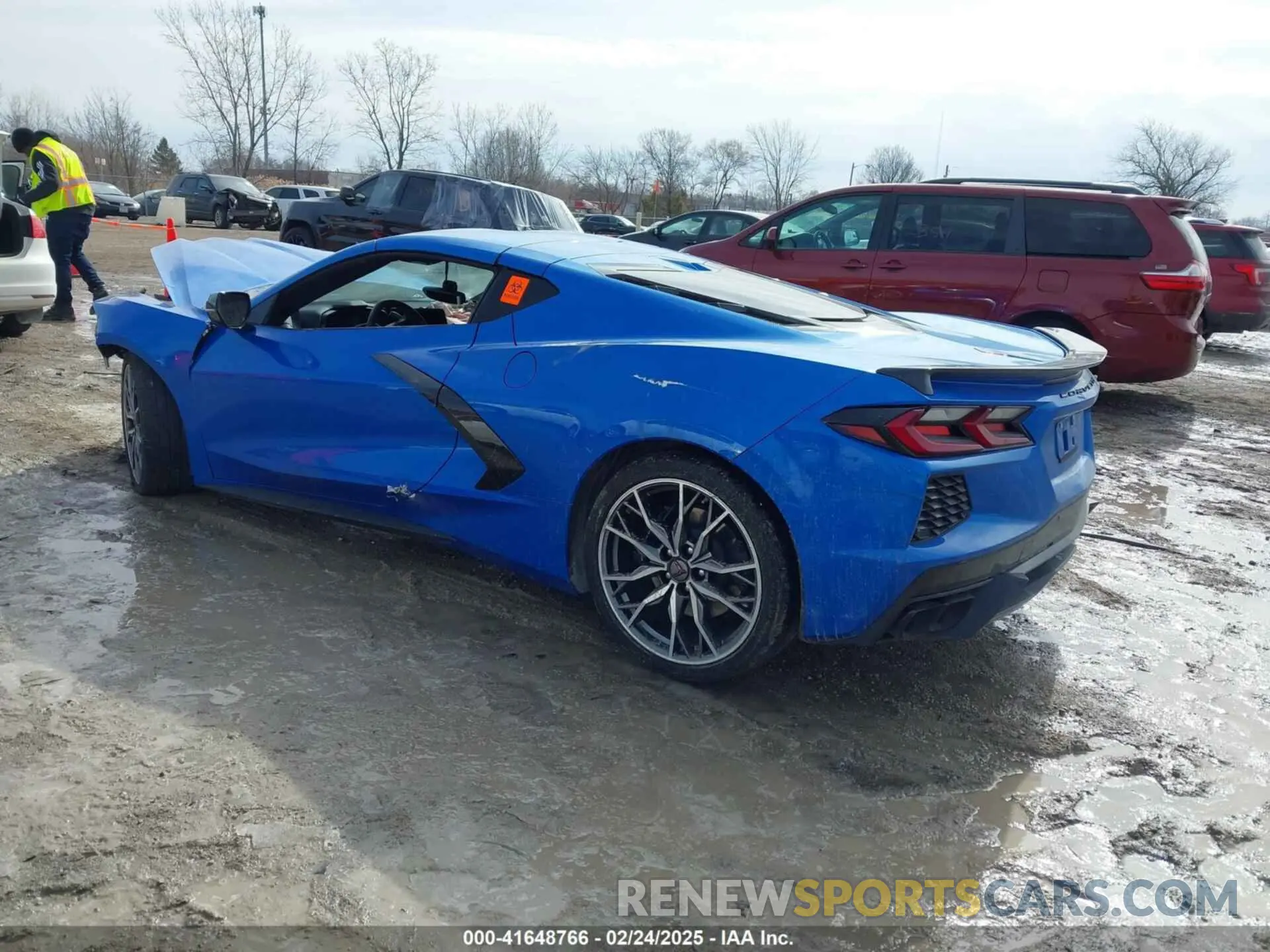3 Photograph of a damaged car 1G1YA2D44R5114116 CHEVROLET CORVETTE STINGRAY 2024