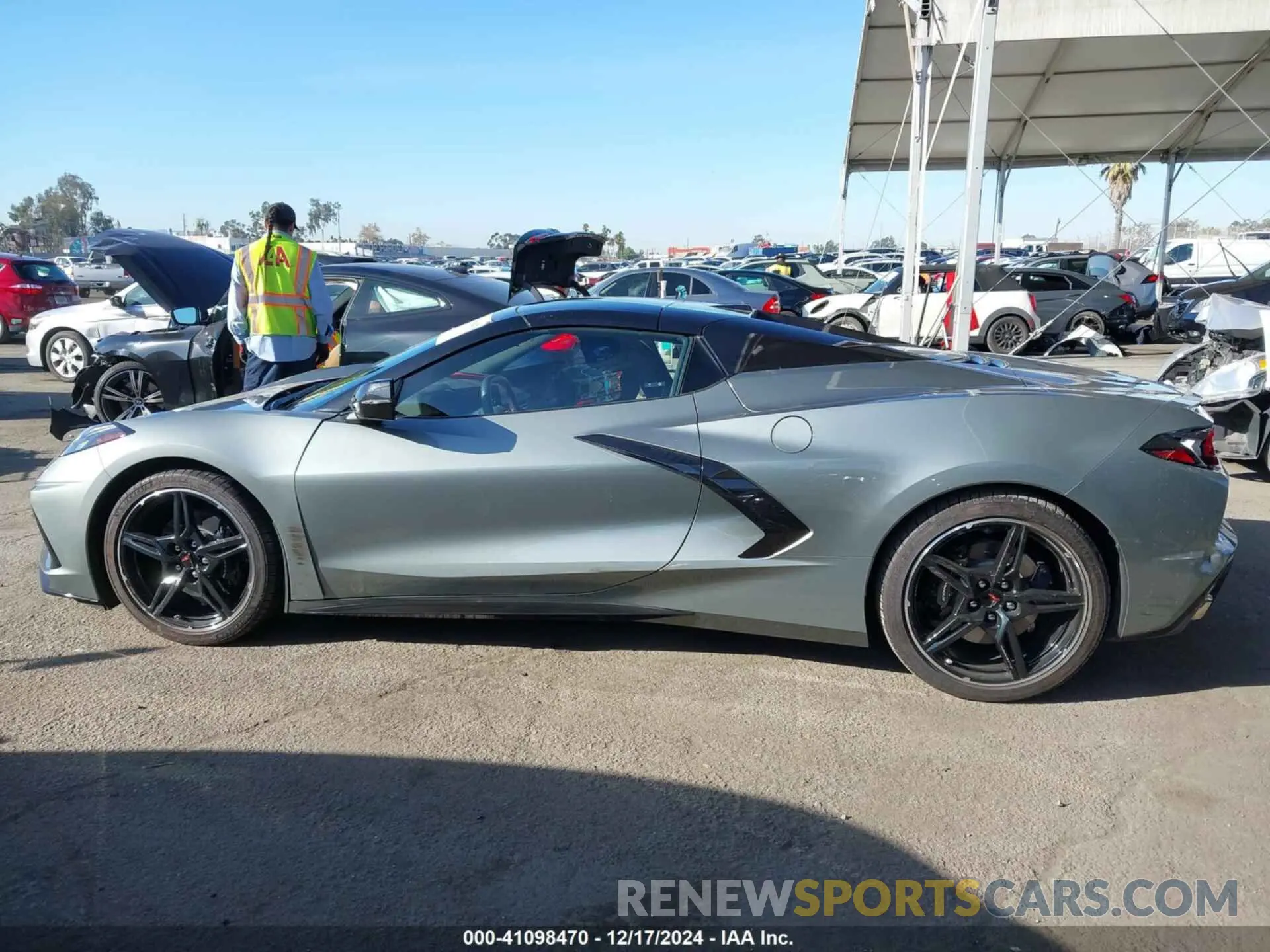 14 Photograph of a damaged car 1G1YB3D48R5103073 CHEVROLET CORVETTE STINGRAY 2024