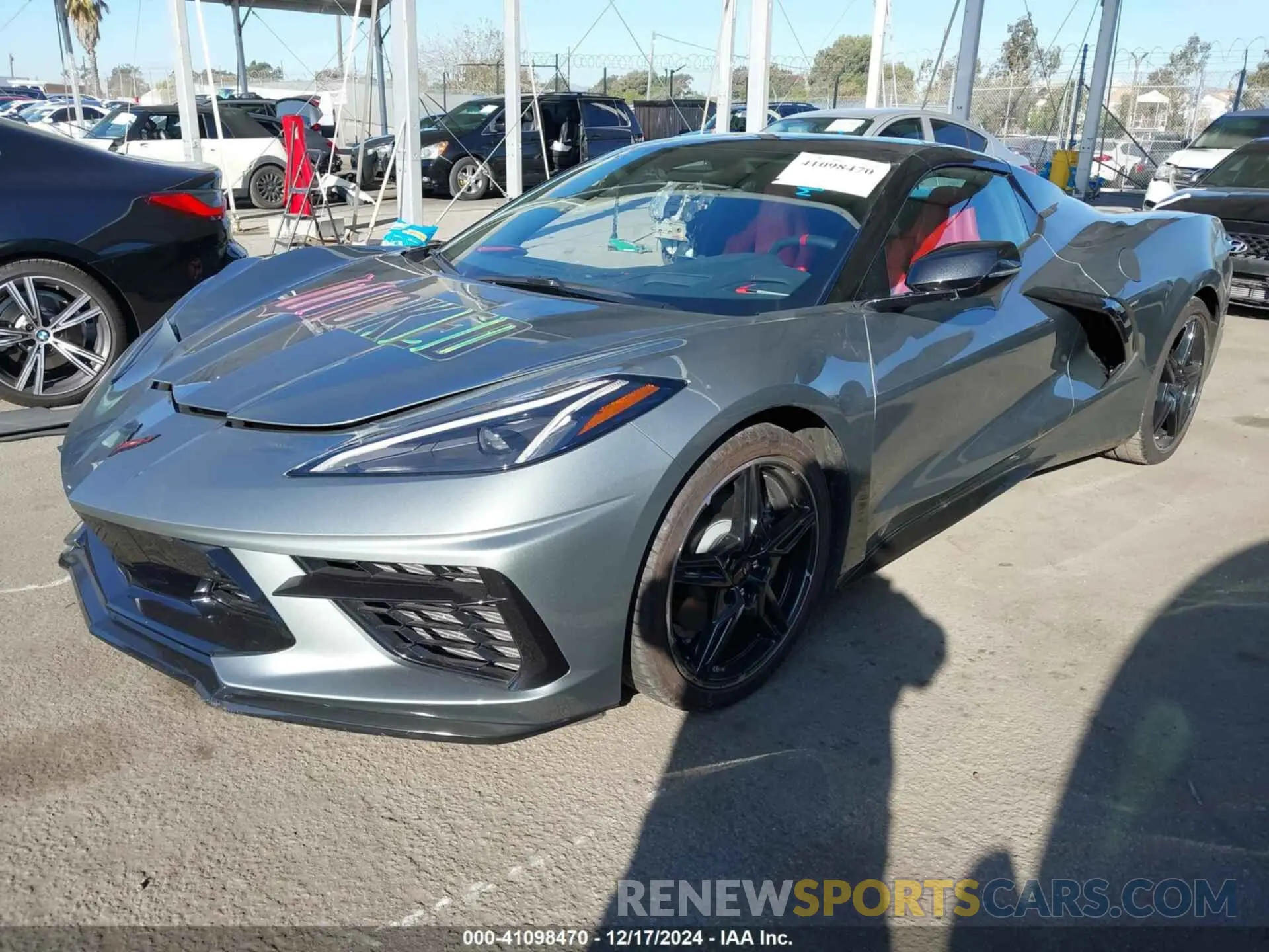 2 Photograph of a damaged car 1G1YB3D48R5103073 CHEVROLET CORVETTE STINGRAY 2024