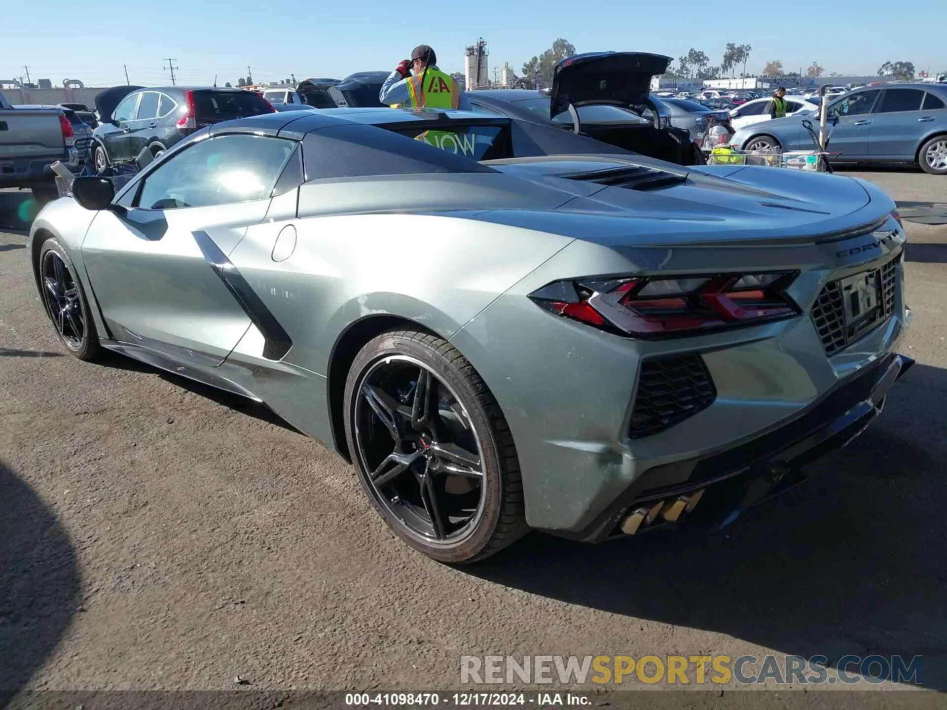 3 Photograph of a damaged car 1G1YB3D48R5103073 CHEVROLET CORVETTE STINGRAY 2024