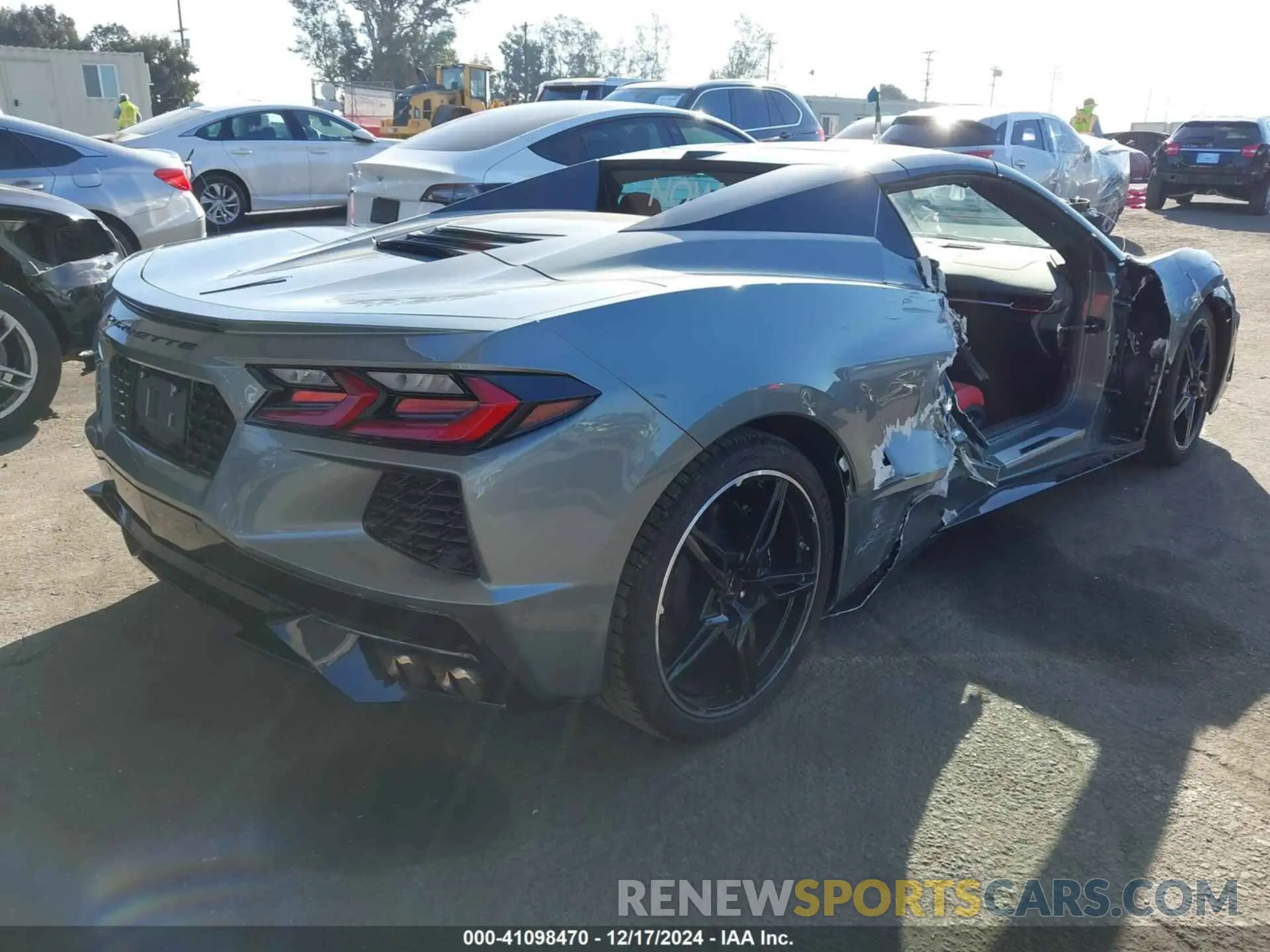 4 Photograph of a damaged car 1G1YB3D48R5103073 CHEVROLET CORVETTE STINGRAY 2024