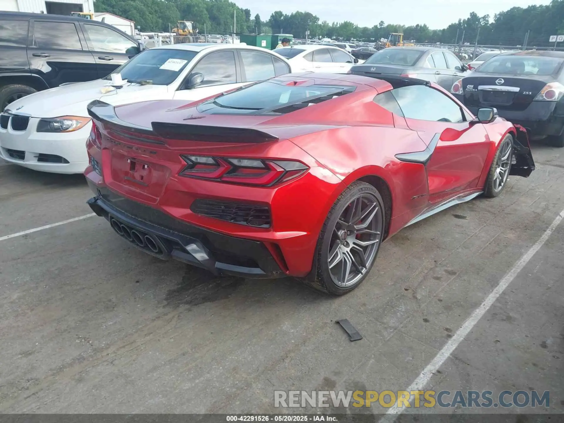4 Photograph of a damaged car 1G1YE2D35R5605516 CHEVROLET CORVETTE Z06 2024