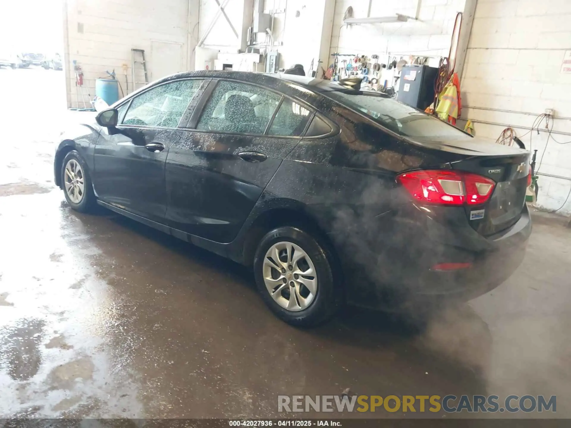 3 Photograph of a damaged car 1G1BC5SM0K7108991 CHEVROLET CRUZE 2019