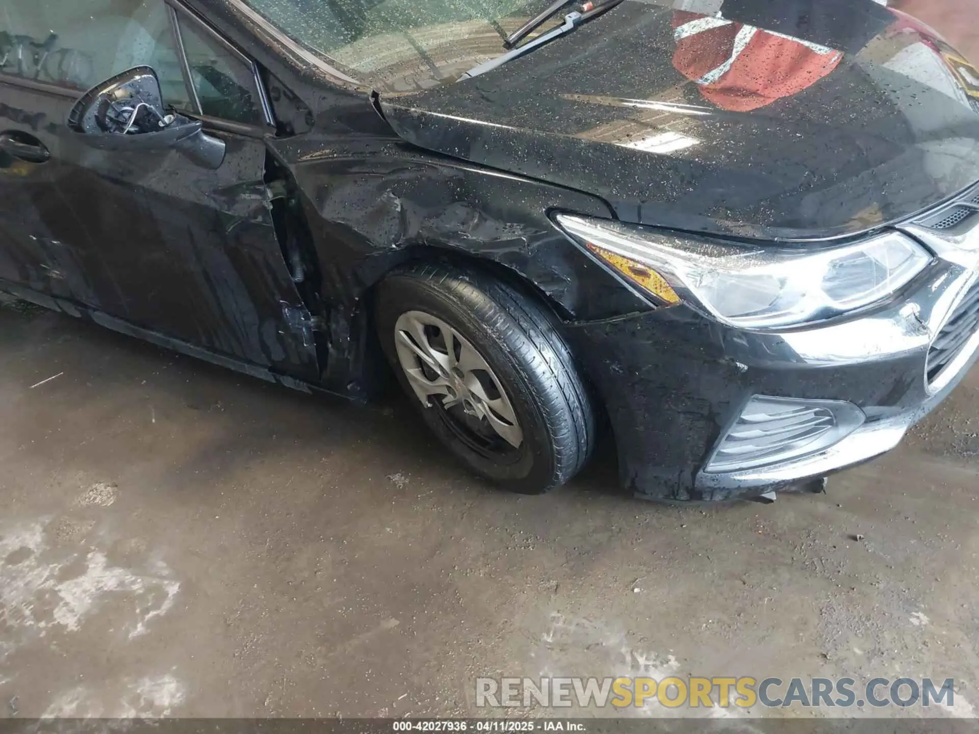 6 Photograph of a damaged car 1G1BC5SM0K7108991 CHEVROLET CRUZE 2019