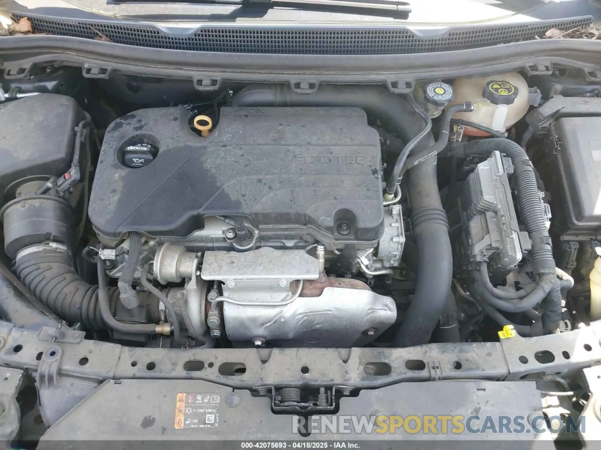 10 Photograph of a damaged car 1G1BC5SM0K7133972 CHEVROLET CRUZE 2019