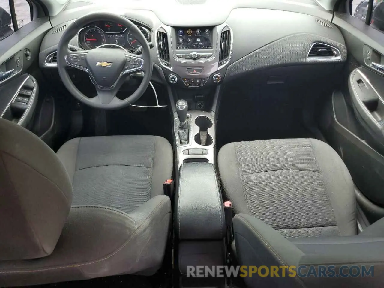 8 Photograph of a damaged car 1G1BC5SM0K7152067 CHEVROLET CRUZE 2019