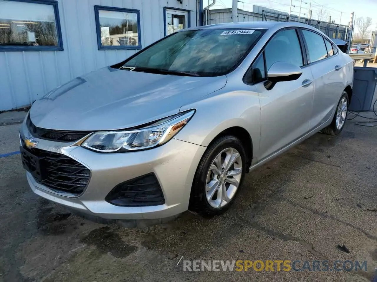 1 Photograph of a damaged car 1G1BC5SM1K7110863 CHEVROLET CRUZE 2019