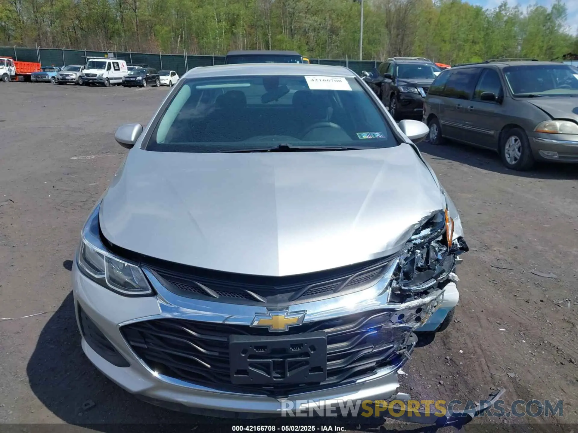 12 Фотография поврежденного автомобиля 1G1BC5SM1K7149887 CHEVROLET CRUZE 2019