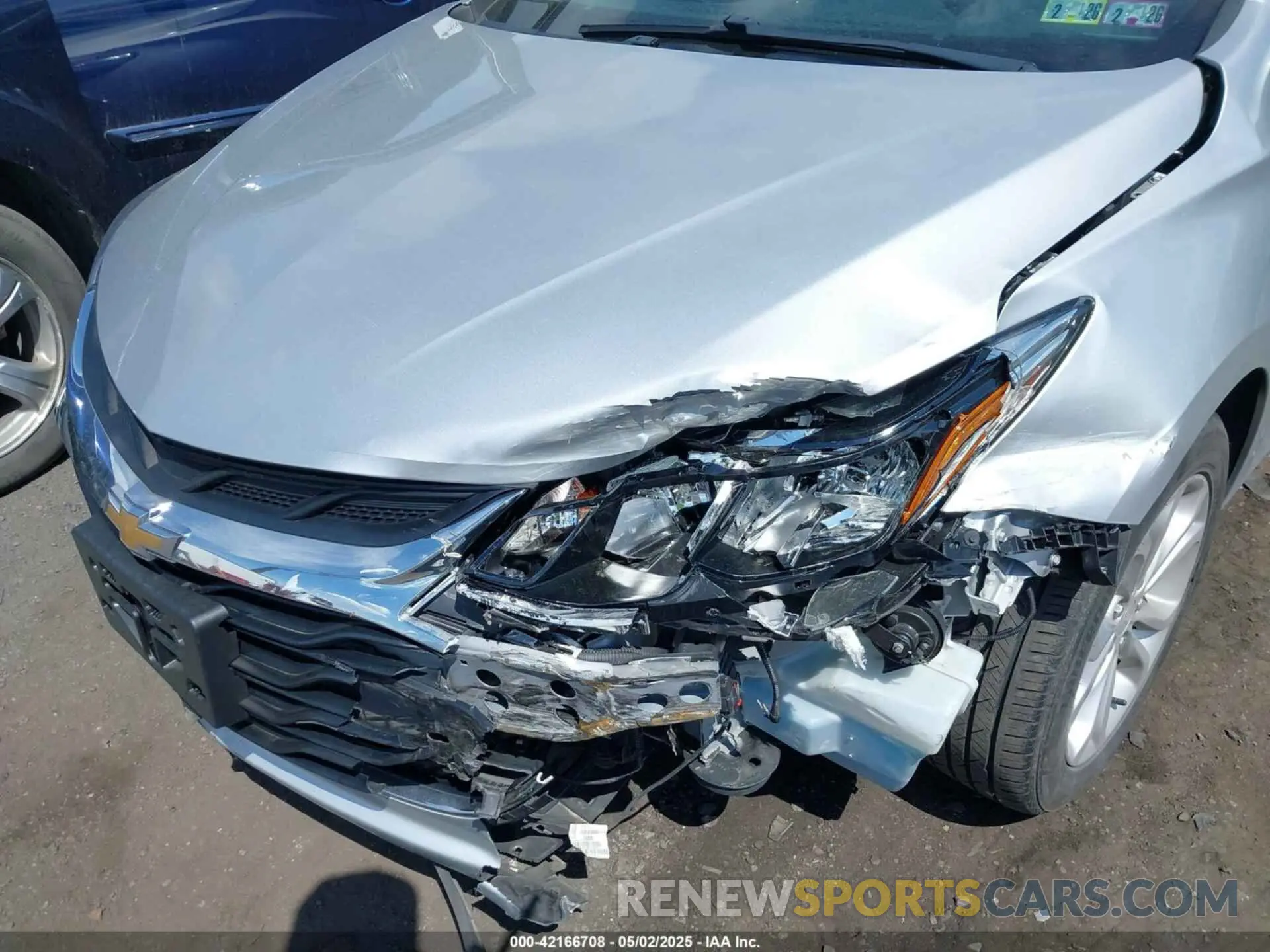 6 Фотография поврежденного автомобиля 1G1BC5SM1K7149887 CHEVROLET CRUZE 2019