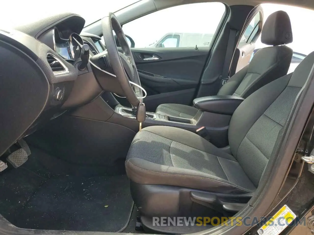 7 Photograph of a damaged car 1G1BC5SM2K7112959 CHEVROLET CRUZE 2019