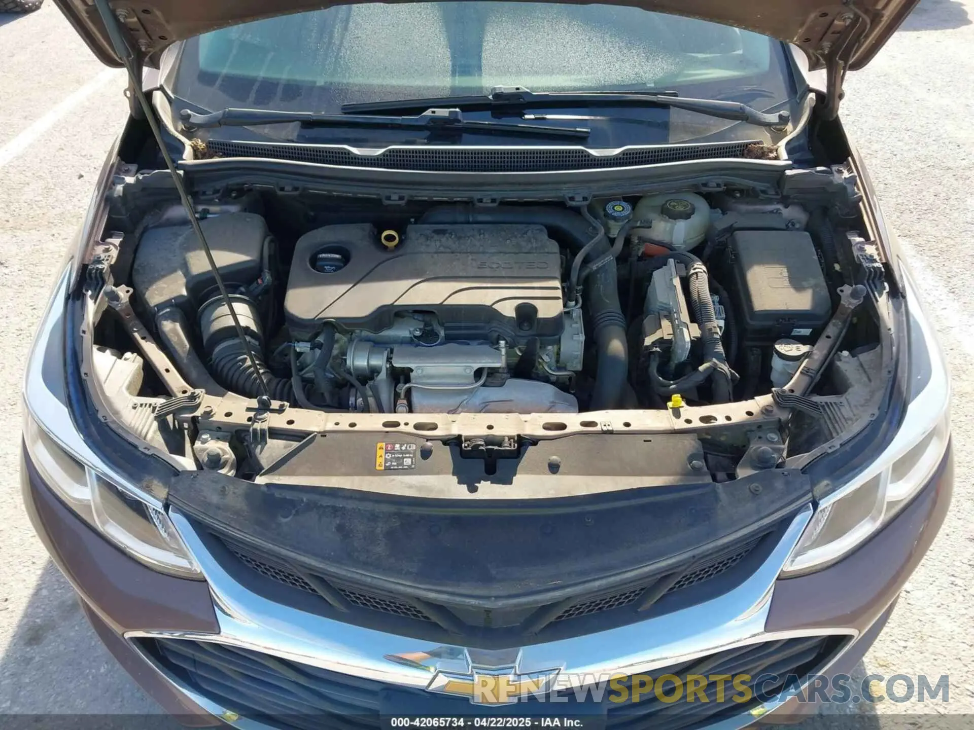 10 Фотография поврежденного автомобиля 1G1BC5SM2K7121922 CHEVROLET CRUZE 2019