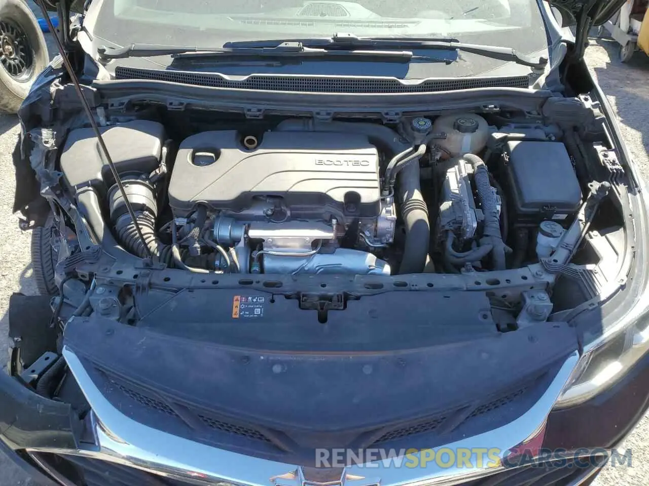 11 Photograph of a damaged car 1G1BC5SM2K7128630 CHEVROLET CRUZE 2019