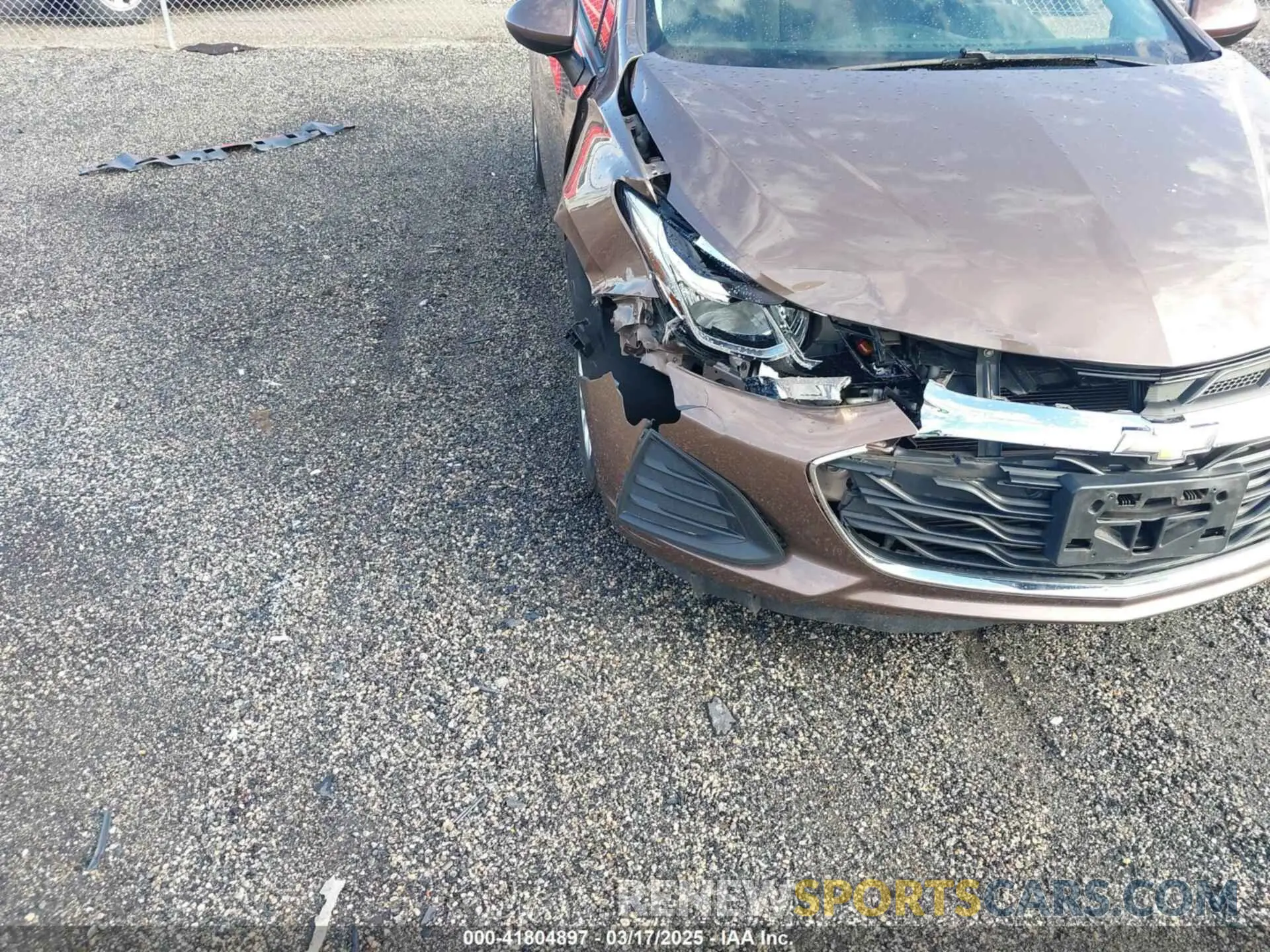 6 Фотография поврежденного автомобиля 1G1BC5SM2K7129891 CHEVROLET CRUZE 2019