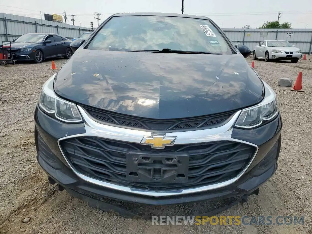 5 Фотография поврежденного автомобиля 1G1BC5SM3K7128605 CHEVROLET CRUZE 2019
