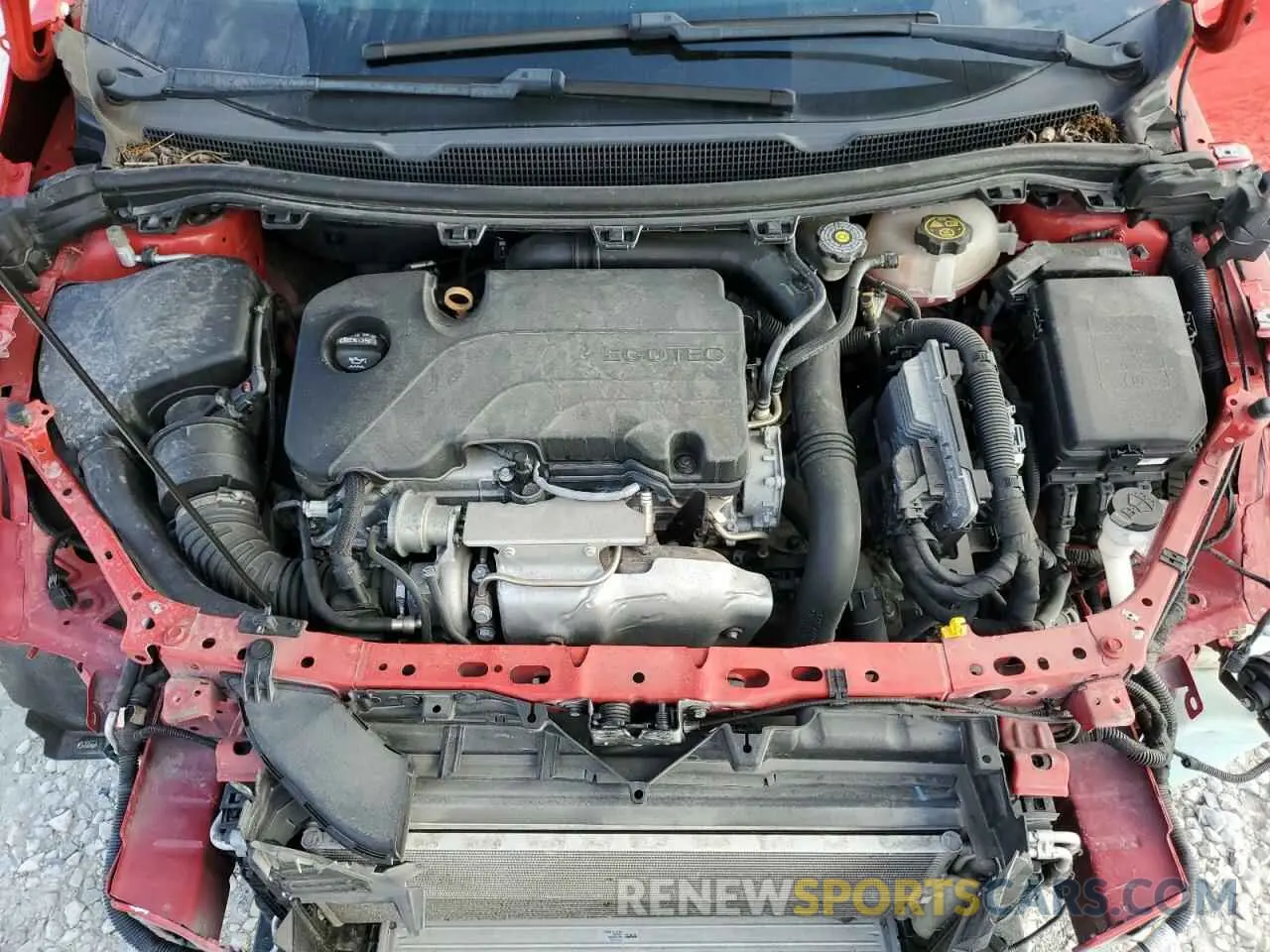 11 Photograph of a damaged car 1G1BC5SM3K7142276 CHEVROLET CRUZE 2019