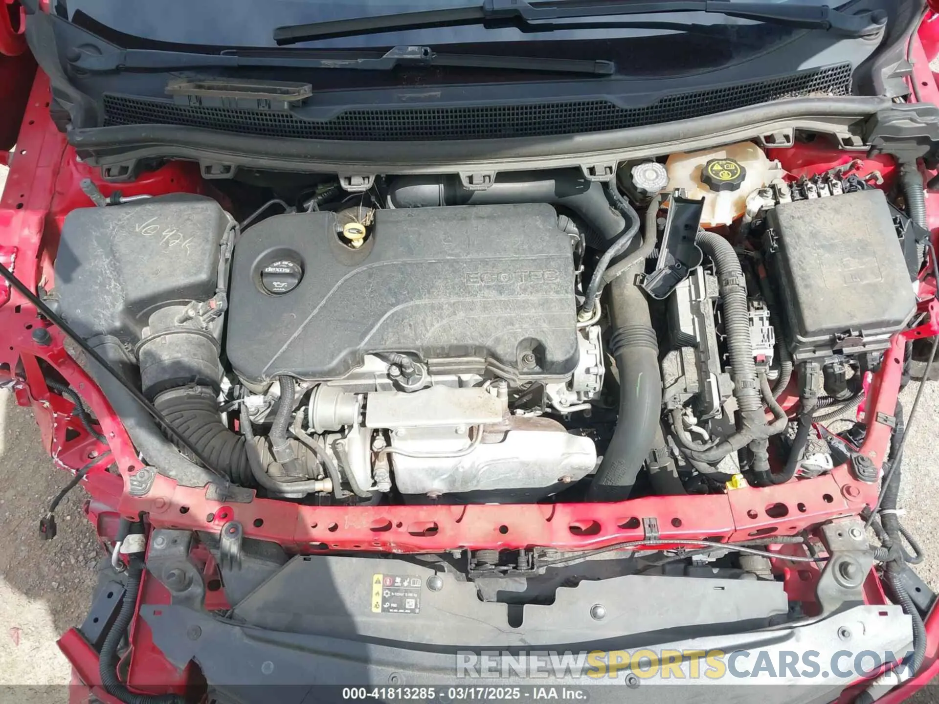 10 Photograph of a damaged car 1G1BC5SM4K7132159 CHEVROLET CRUZE 2019