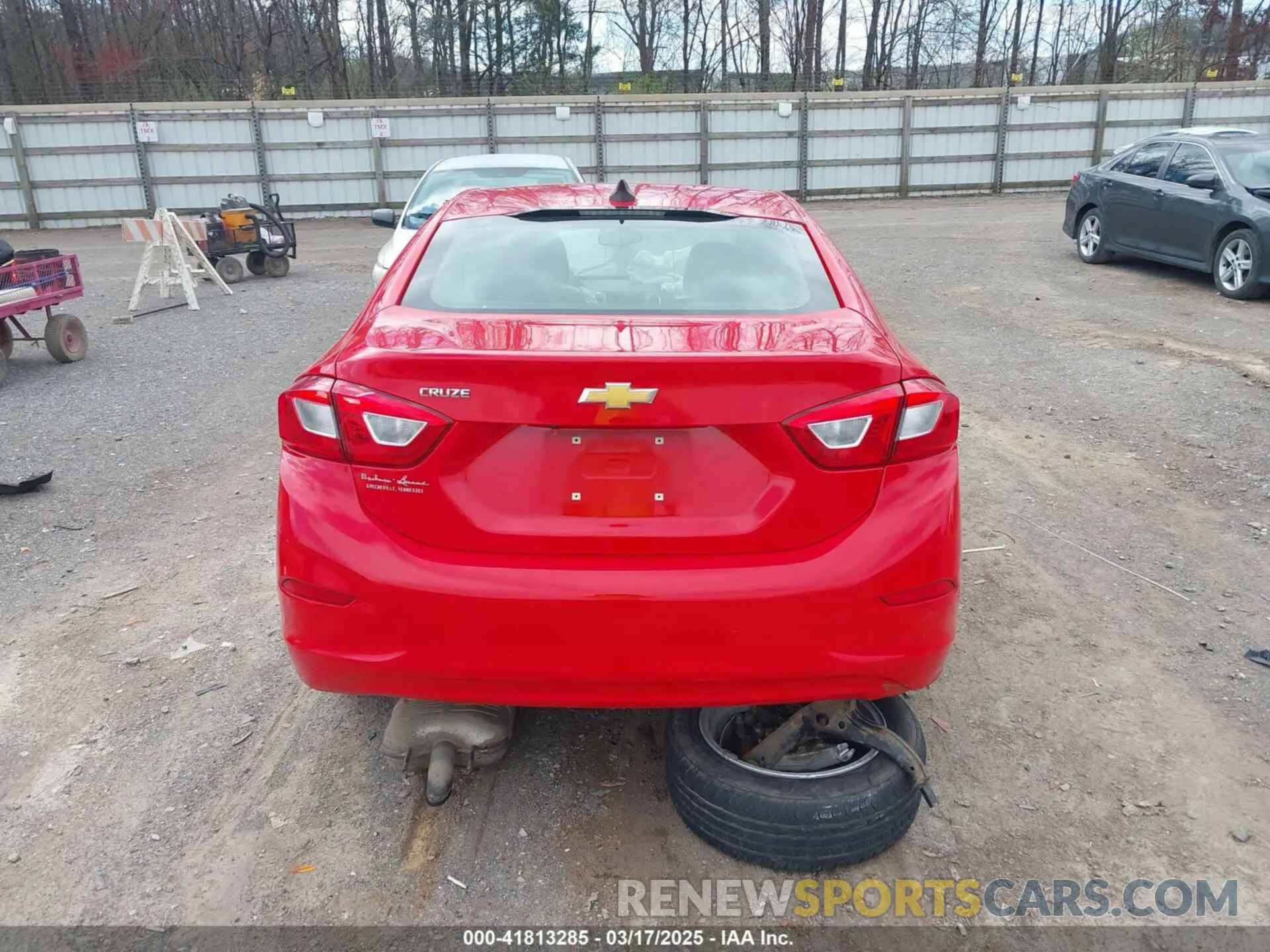 16 Photograph of a damaged car 1G1BC5SM4K7132159 CHEVROLET CRUZE 2019
