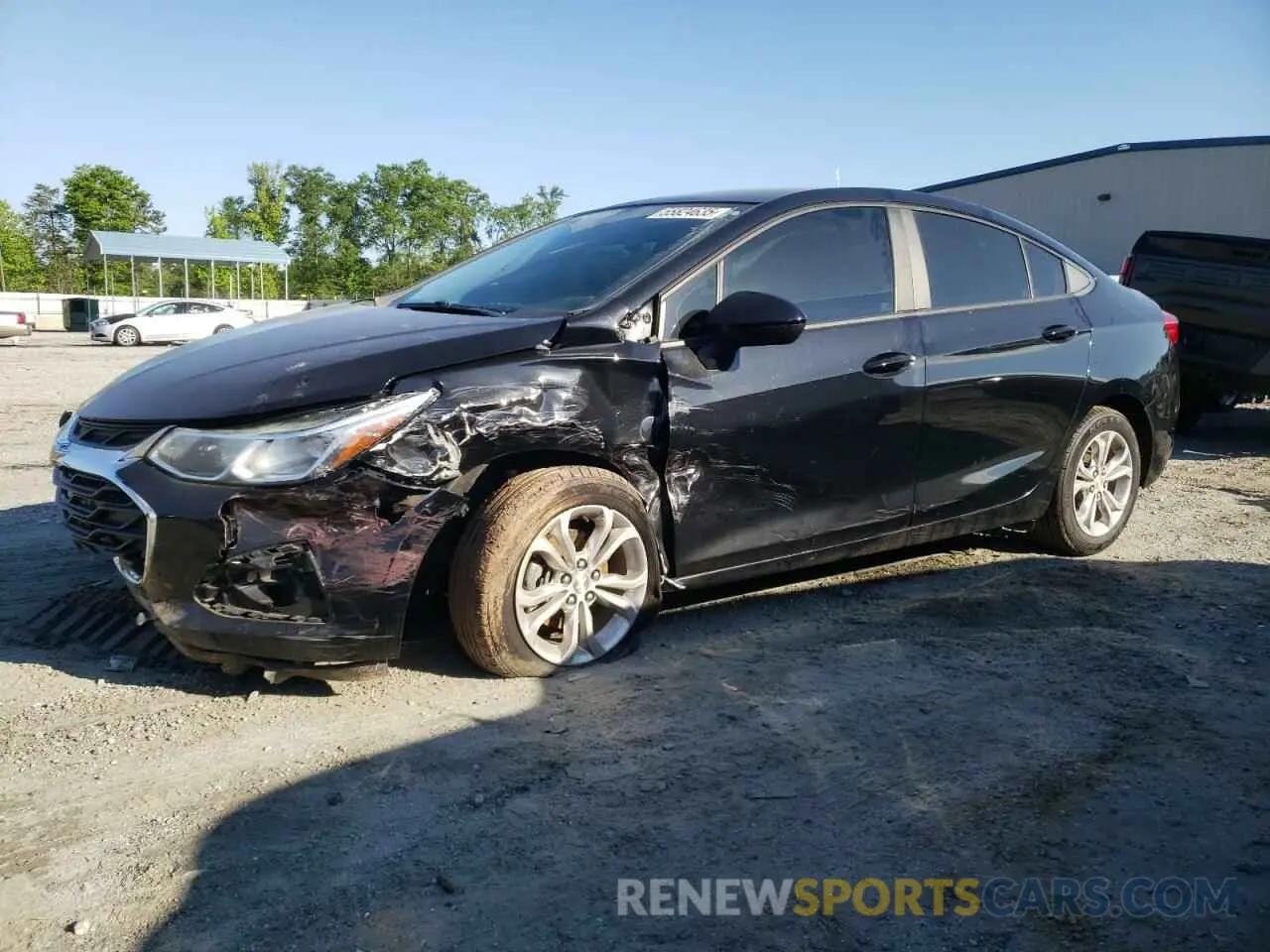 1 Фотография поврежденного автомобиля 1G1BC5SM4K7148541 CHEVROLET CRUZE 2019