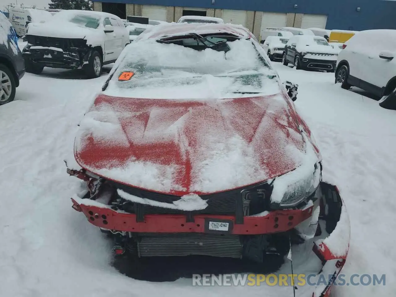 5 Photograph of a damaged car 1G1BC5SM5K7123390 CHEVROLET CRUZE 2019