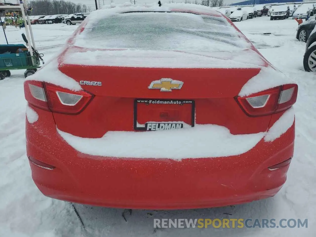 6 Photograph of a damaged car 1G1BC5SM5K7123390 CHEVROLET CRUZE 2019