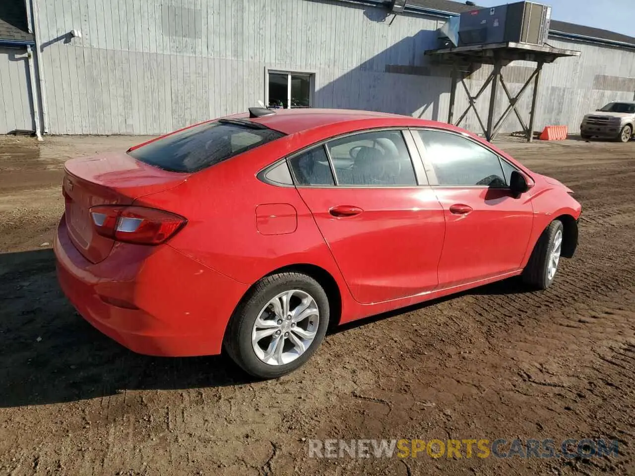 3 Фотография поврежденного автомобиля 1G1BC5SM6K7107733 CHEVROLET CRUZE 2019