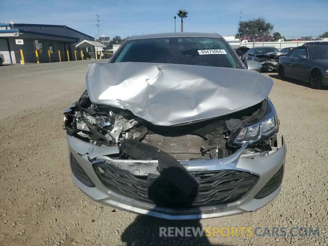 5 Photograph of a damaged car 1G1BC5SM6K7125830 CHEVROLET CRUZE 2019