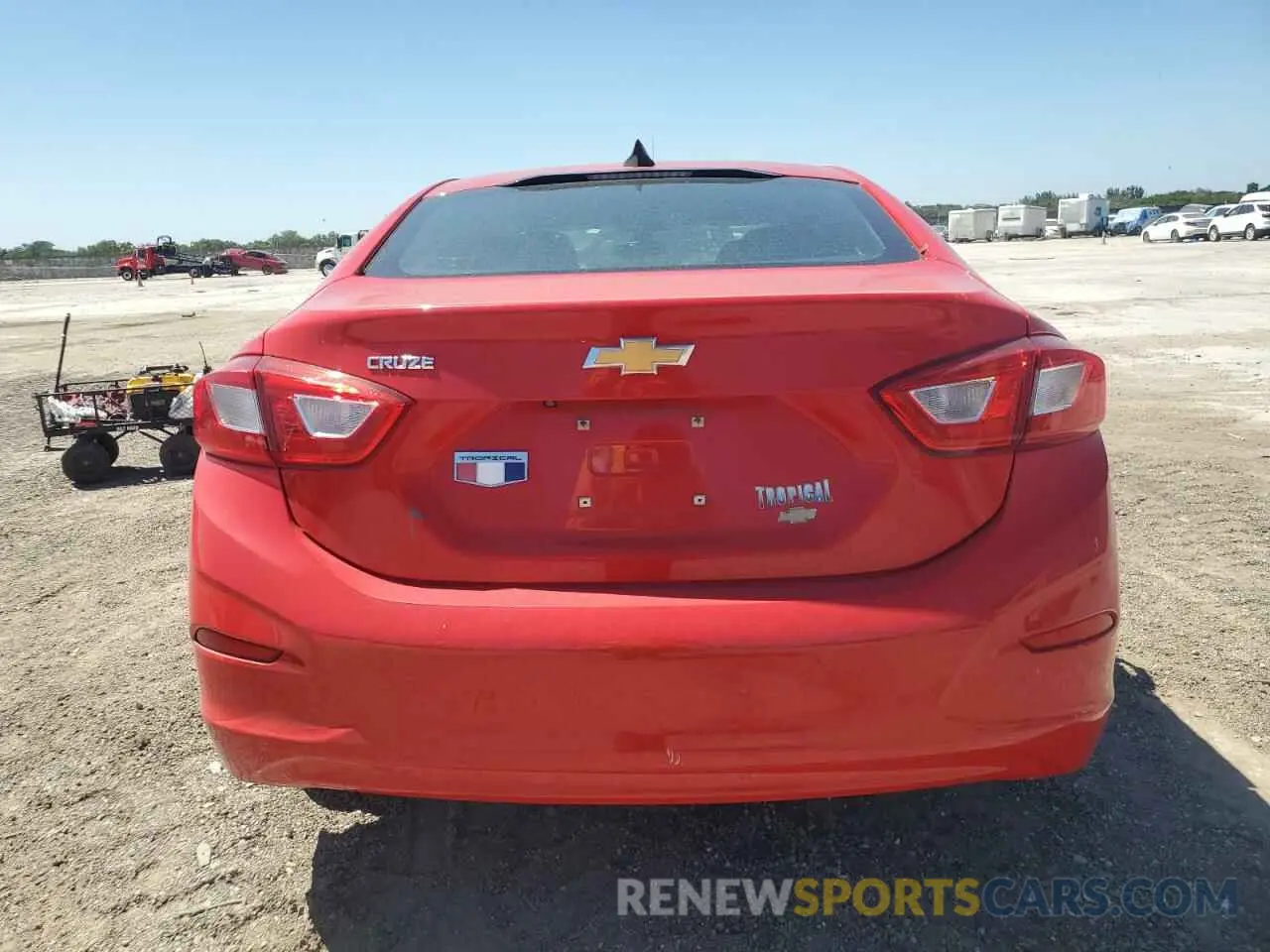 6 Photograph of a damaged car 1G1BC5SM6K7130672 CHEVROLET CRUZE 2019