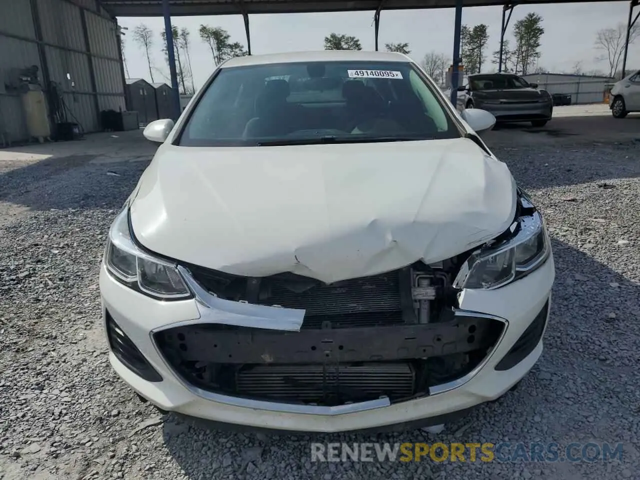 5 Фотография поврежденного автомобиля 1G1BC5SM6K7152686 CHEVROLET CRUZE 2019