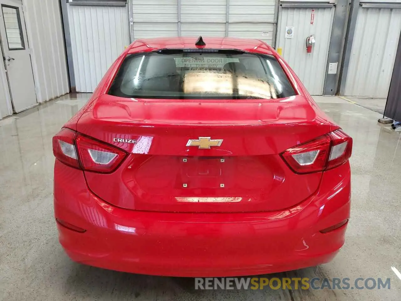 6 Photograph of a damaged car 1G1BC5SM8K7135789 CHEVROLET CRUZE 2019